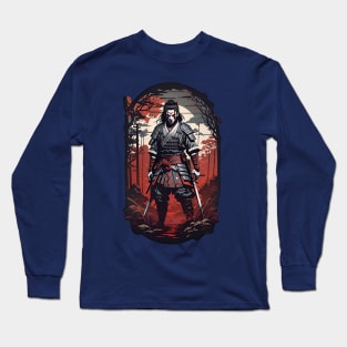 samurai zombie Long Sleeve T-Shirt